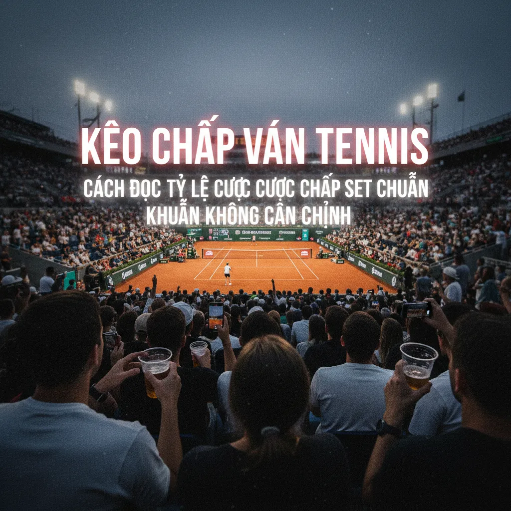 Kinh nghiệm cược kèo chấp ván tennis