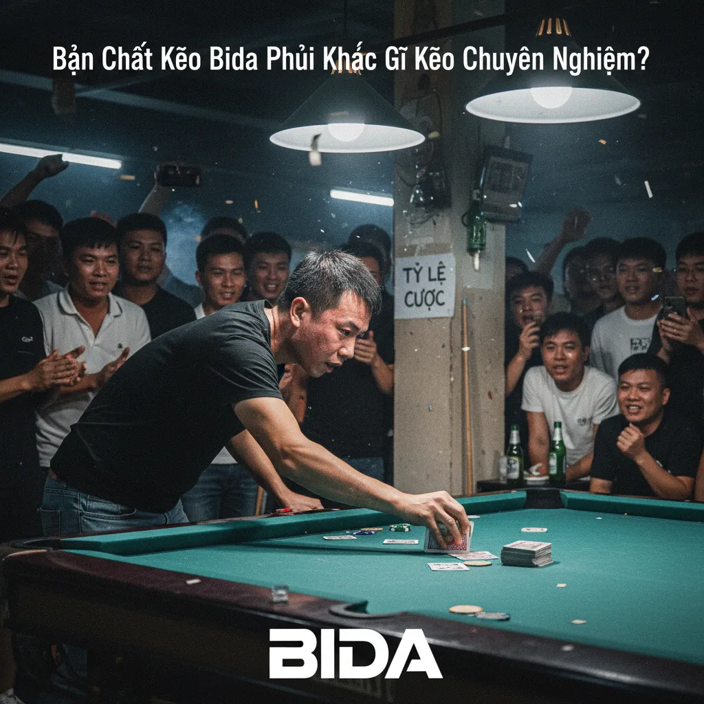 Bản Chất Kèo Bida Phủi Khác Gì Kèo Chuyên Nghiệp?